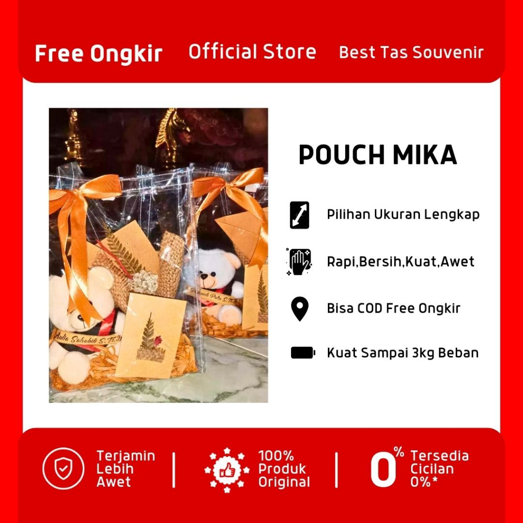 New Spesial Premium Hampers Gift bisa di isi Bunga Boneka Tas Transparan/Kado Wisuda/Kado Ulang Tahu