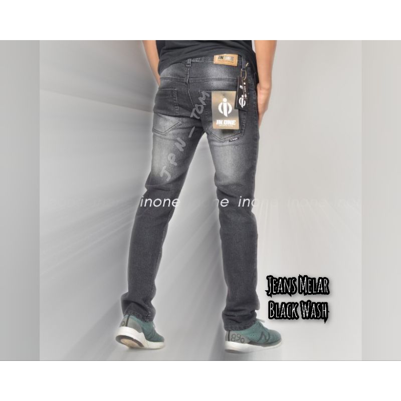 Celana Jeans Pria Bahan Melar Ukuran 28 29 30 31 32 33 34 Grey Jins Stretch Long Pants Pinggang Karet Model Reguler Fit Bahan Tebal Celana Panjang Original Premium In One Black Jazz Stone Washing Biothink Bioblitz Bio Wash Hitam Garmen