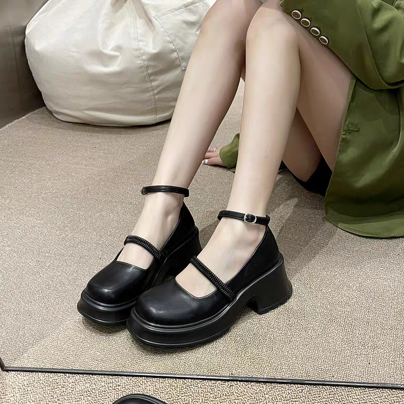 COD POS 663 Sepatu Boots Platfrom Wanita Korea Design Chuncky Korea Style