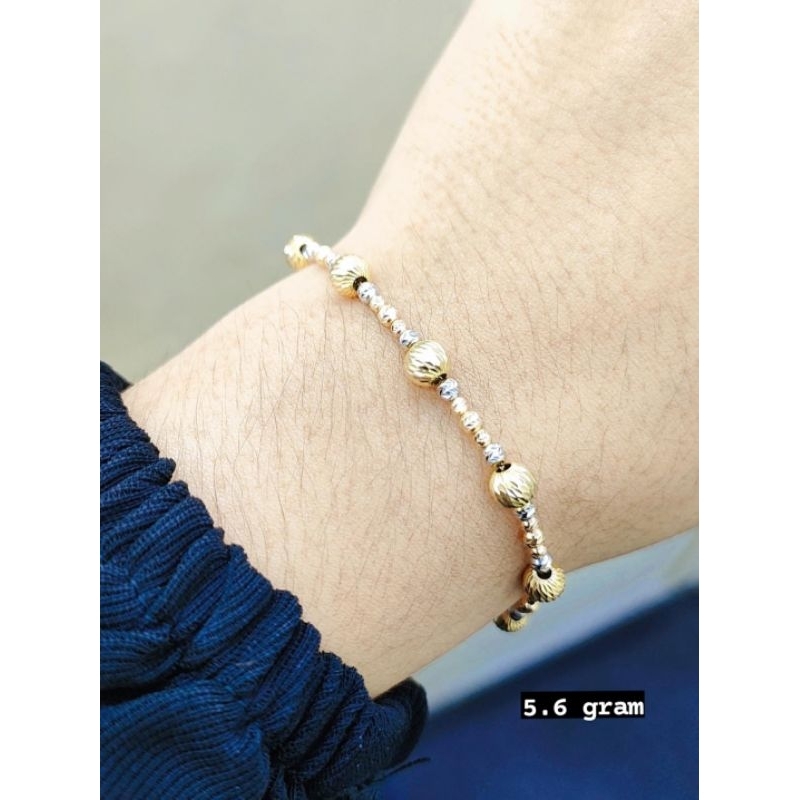 gelang emas 750%