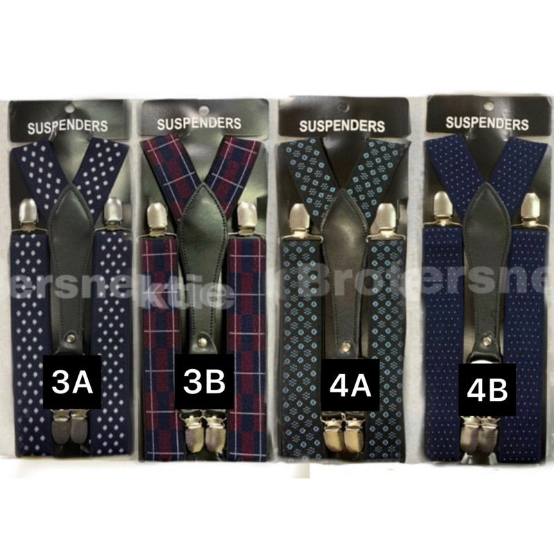 suspender pria motif