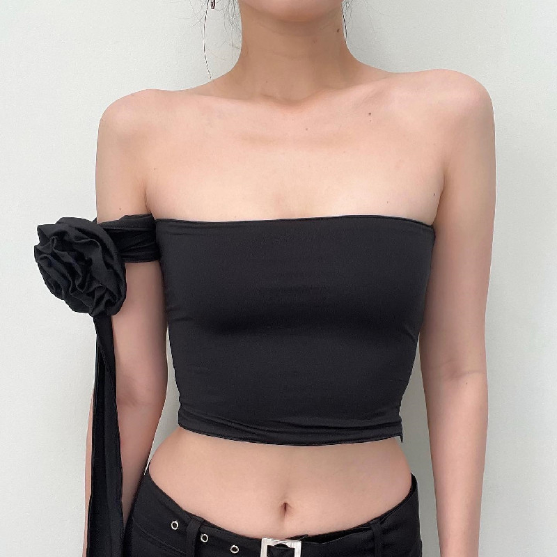 【Premium】Korean Crop Top Off Shoulder 7000 (S/M/L)