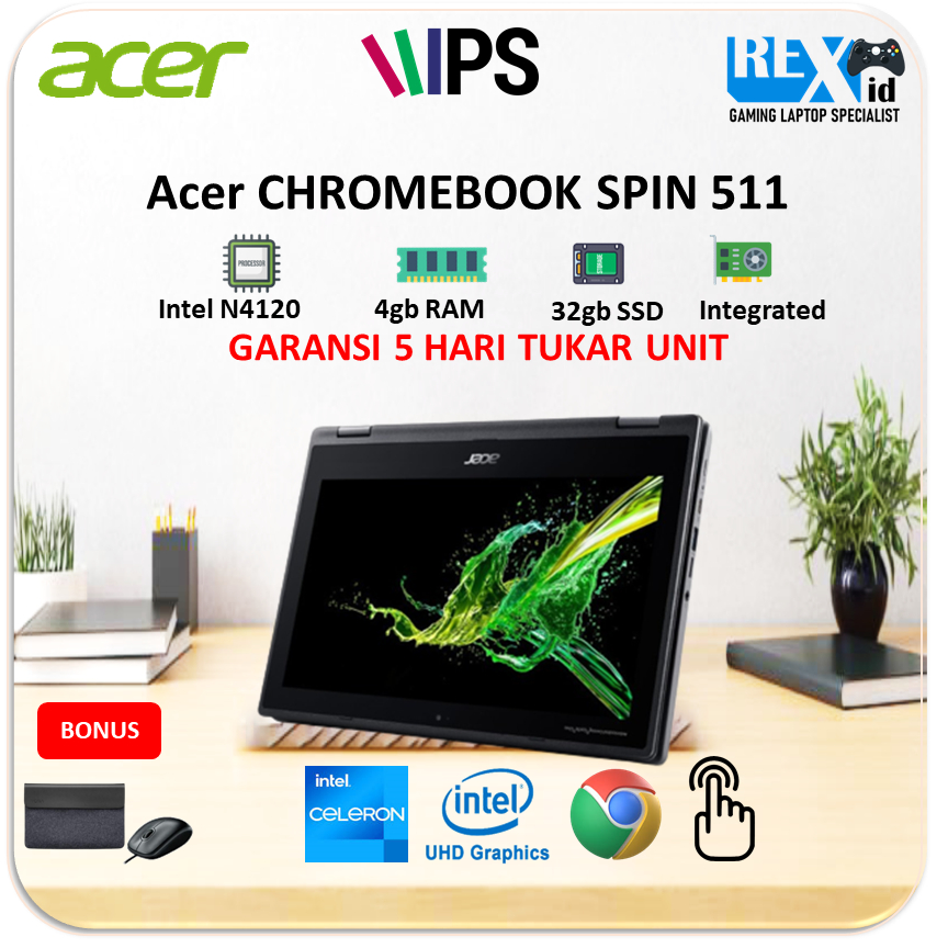 Acer CHROMEBOOK SPIN 511 R752TN TOUCH '11.6