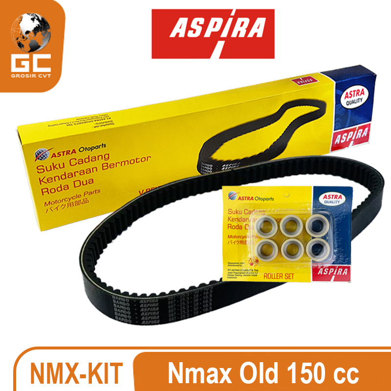 Aspira Vanbelt V Belt Van belt Fanbelt Kit Assy Set Yamaha Nmax 155 YH-E76PA-NMX-1200