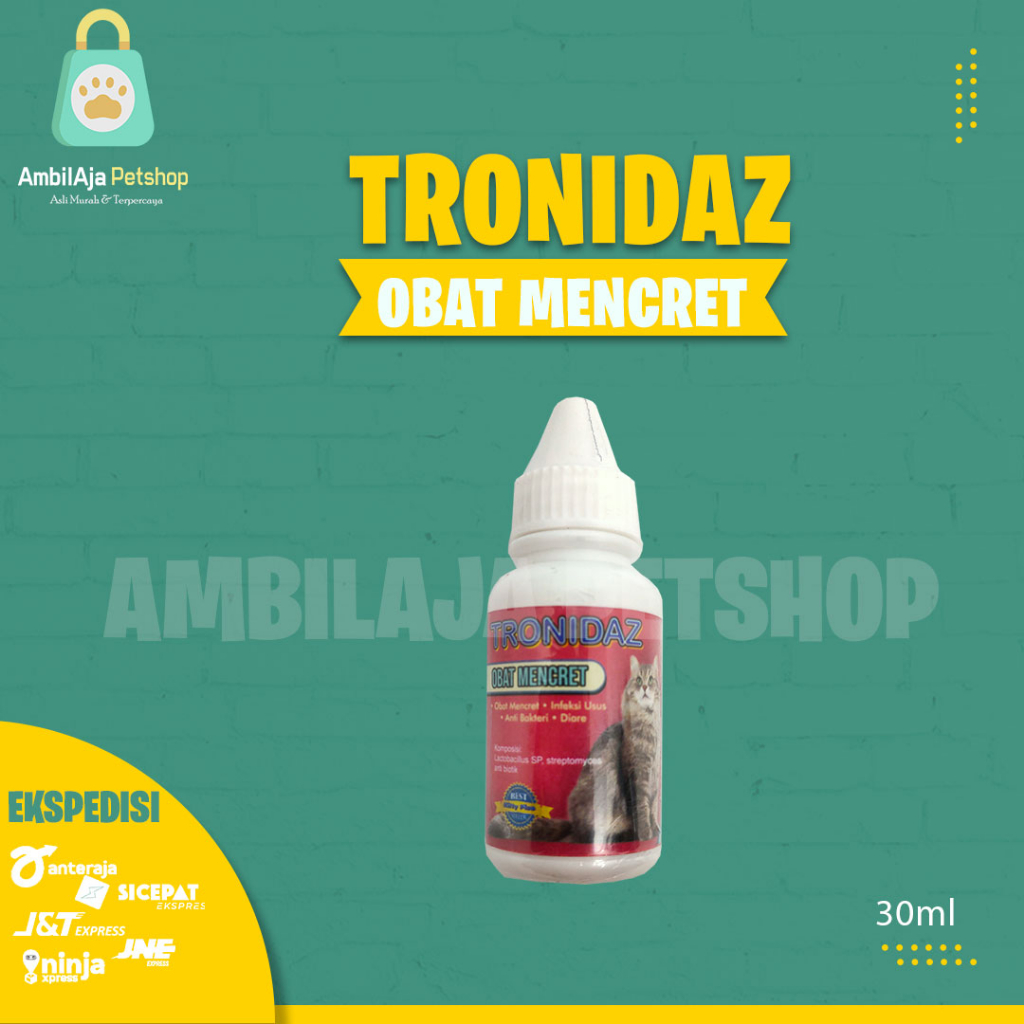 Obat Mencret kucing TRONIDAZ