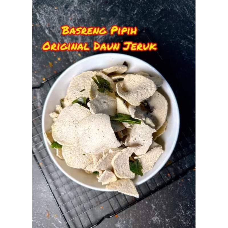 

Basreng Pipih rasa asin manis aroma Jeruk Purut