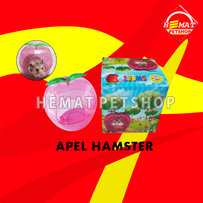 Rumah Tempat Mandi Hamster Apel