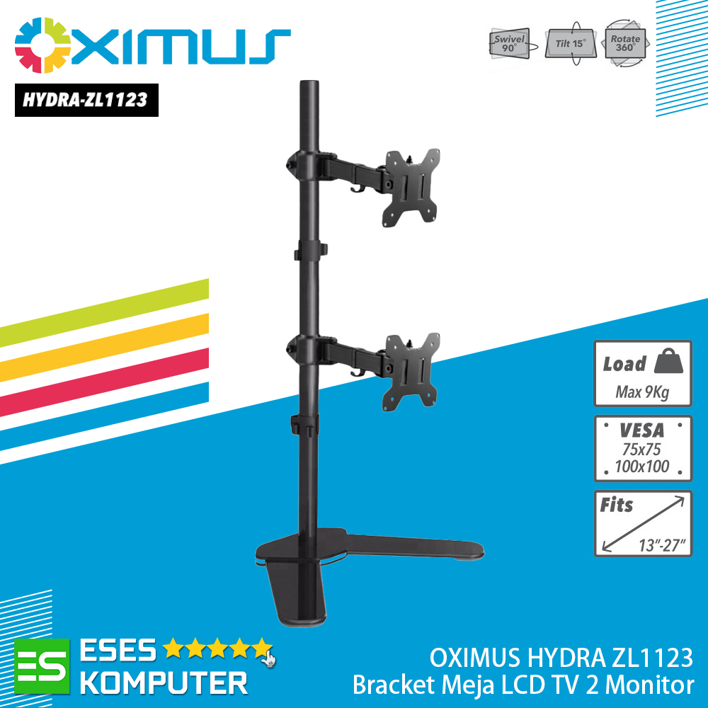 Bracket Monitor OXIMUS HYDRA ZL1123 | Dual Monitor LCD LED