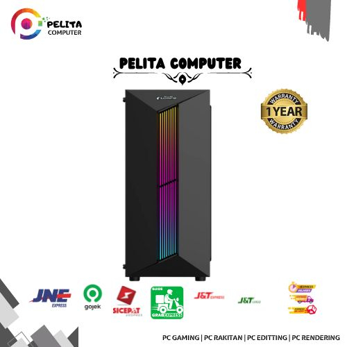 Pc amd apu a8 7600 memori ram 16gb ssd 128gb hdd 500gb gaming komuter rakitan murah manyus