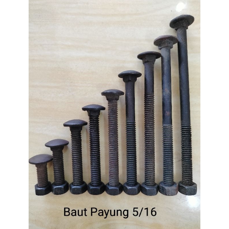 Baut Payung Hitam " 5/16 "