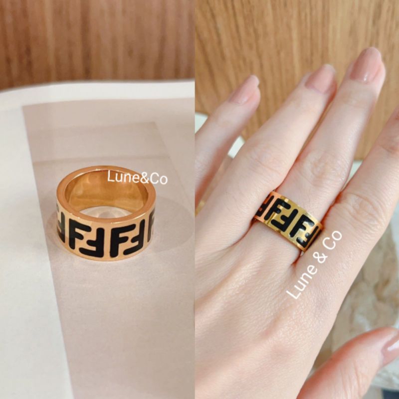 Cincin Fashion Pria Wanita Titanium Anti Karat CS298