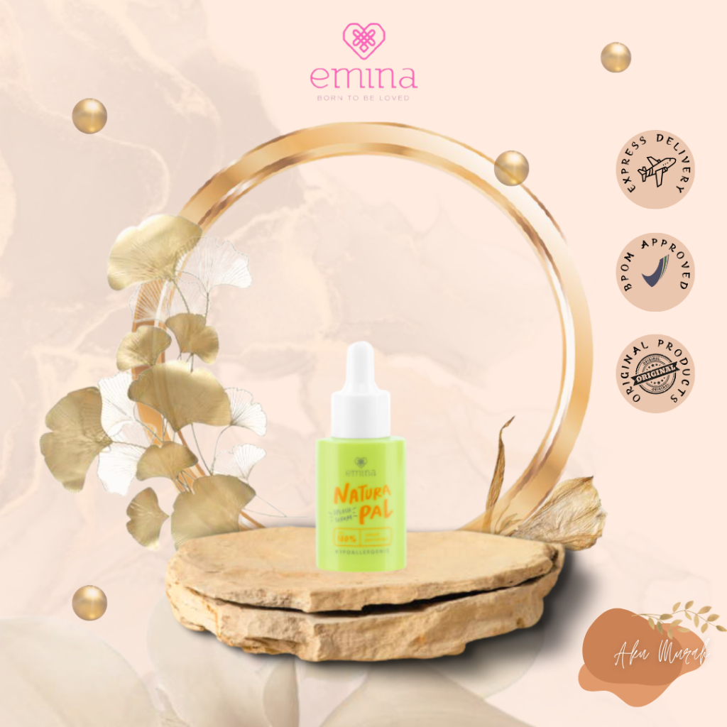✨ AKU MURAH ✨ Emina Natura Pal Splash Serum 40 mL | Serum Wajah untuk Kulit Sensitif [BPOM]