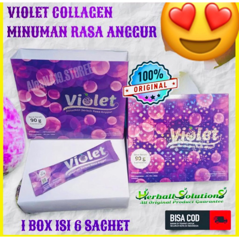 VIOLET KOLAGEN,,,MINUMAN KOLAGEN