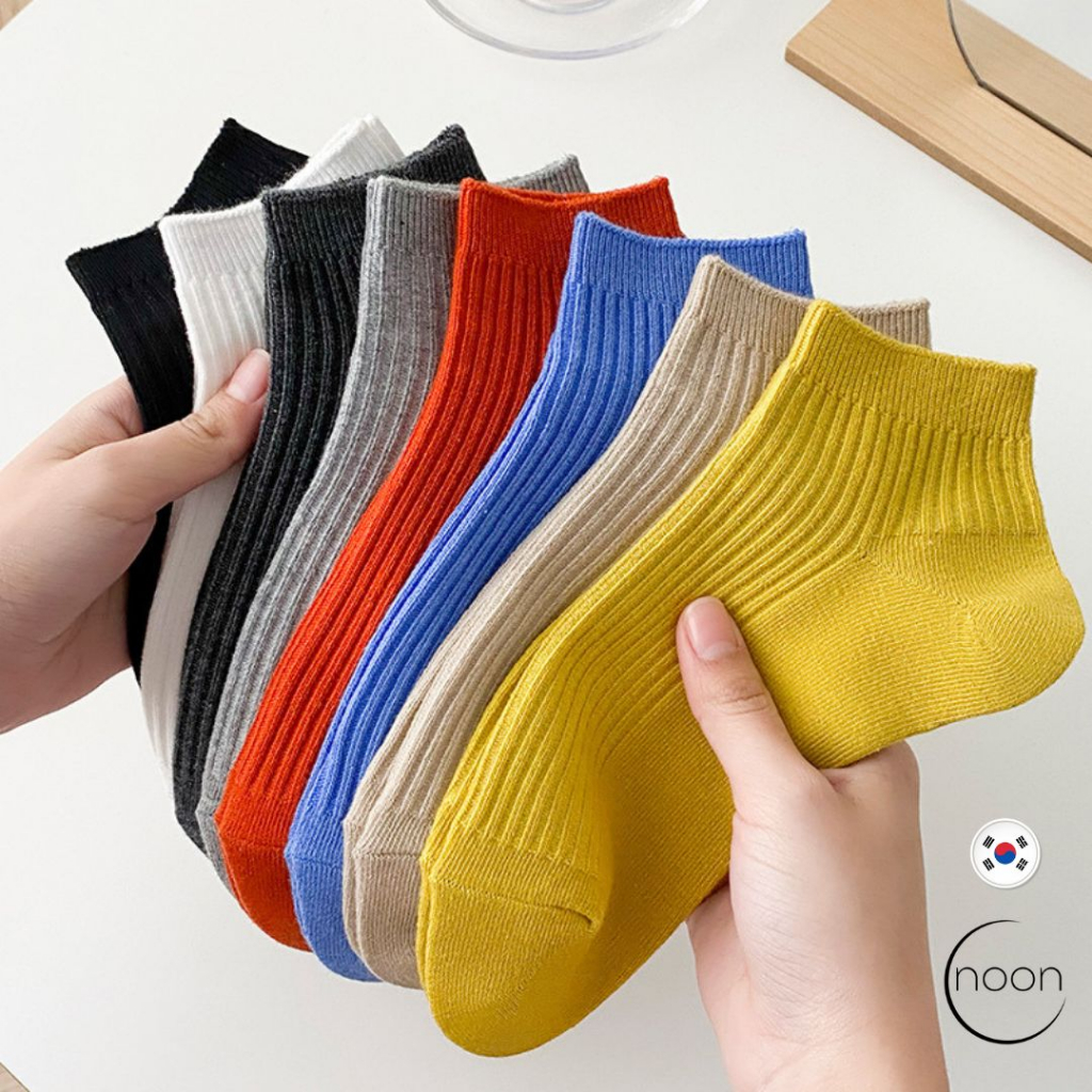 NOON ( to autumn / 가을 )  Kaos Kaki Pendek Wanita Korea Tebal Warna Kulit Semata Anti Slip Korean Style Polos Ankle Socks Sneakers Ballet SMA Yoga Miniso Pound Kerja Muslimah Sekolah Korea Olahraga Perempuan Motif Lucu Imut Import Grosir Lusinan Murah