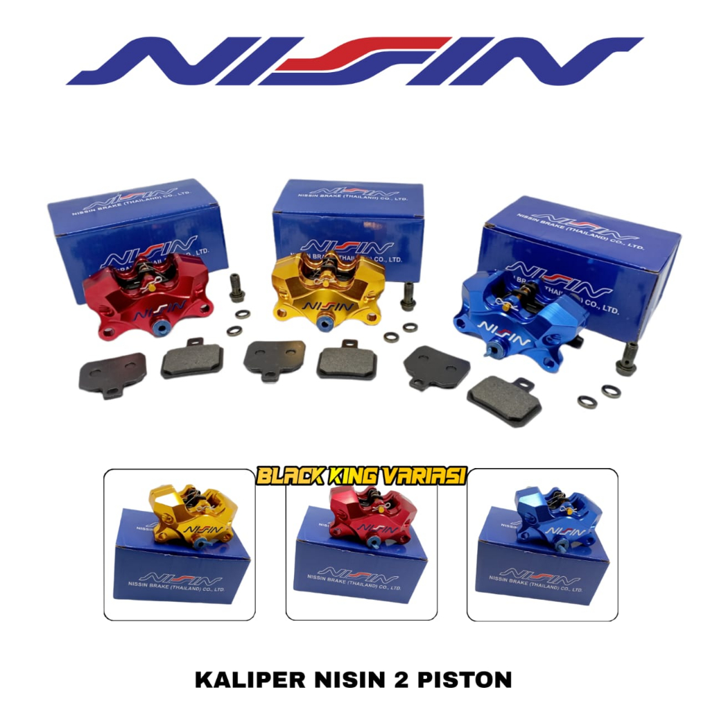 Kaliper Monoblok 2 Piston 4 Piston Universal Kaliper 2 Piston 2P Kaliper 4 Piston 4P Cakram Motor Free Kampas Cadangan