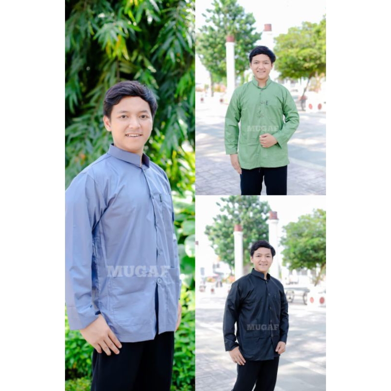 Baju Koko Oemar Mugaf Koko habaib Habibah Baju Muslim Pria ammu termurah terlaris terbaru murah