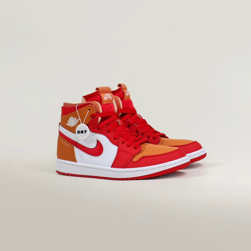 Air Jordan 1 High Zoom Fire Red Hot Curry