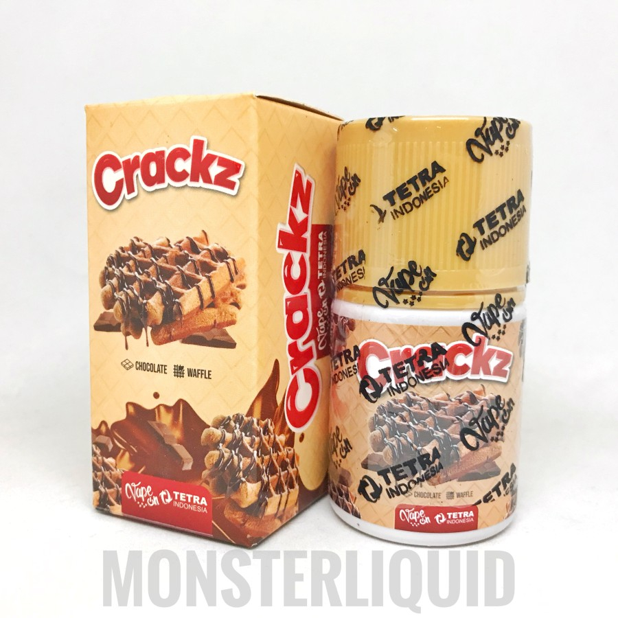 CRACKZ V4 CHOCOLATE WAFFLE BY TETRA X VAPE ON 3MG 60ML