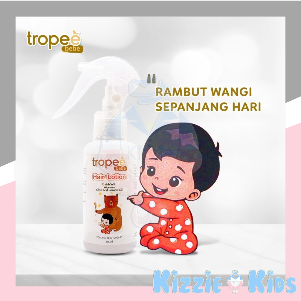 Tropee Bebe Hair Lotion 100ml / Shampoo/ Hair kit Starter kit / Bye Bye Bug spray