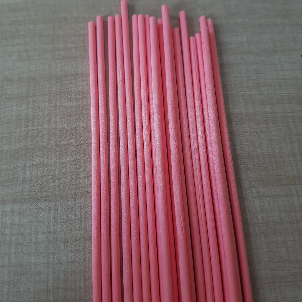 High Quality Grade A Fiber Stick Reed Diffuser Stik Difuser P 20cm D 3mm 7 Warna