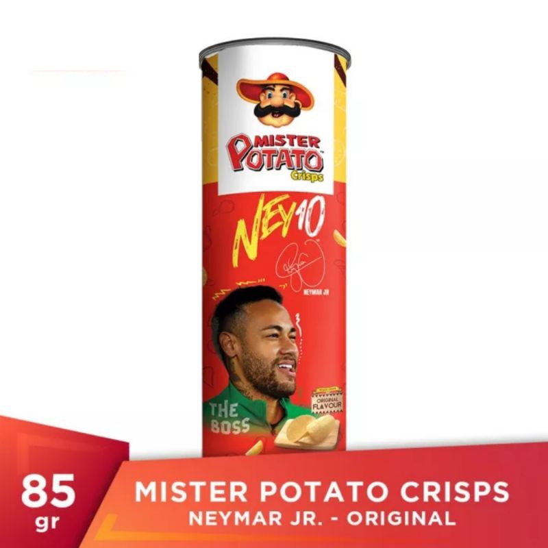 

Mister Potato Crisps Original 85gr Neymar