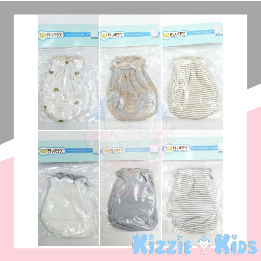 Sarung Tangan &amp; Kaki Bayi Fluffy / STK bayi