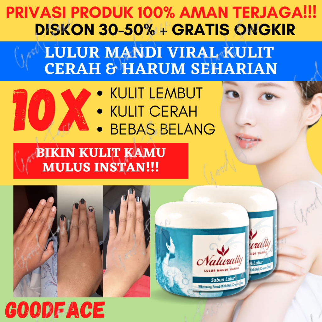 Naturally Sabun Lulur Whitening