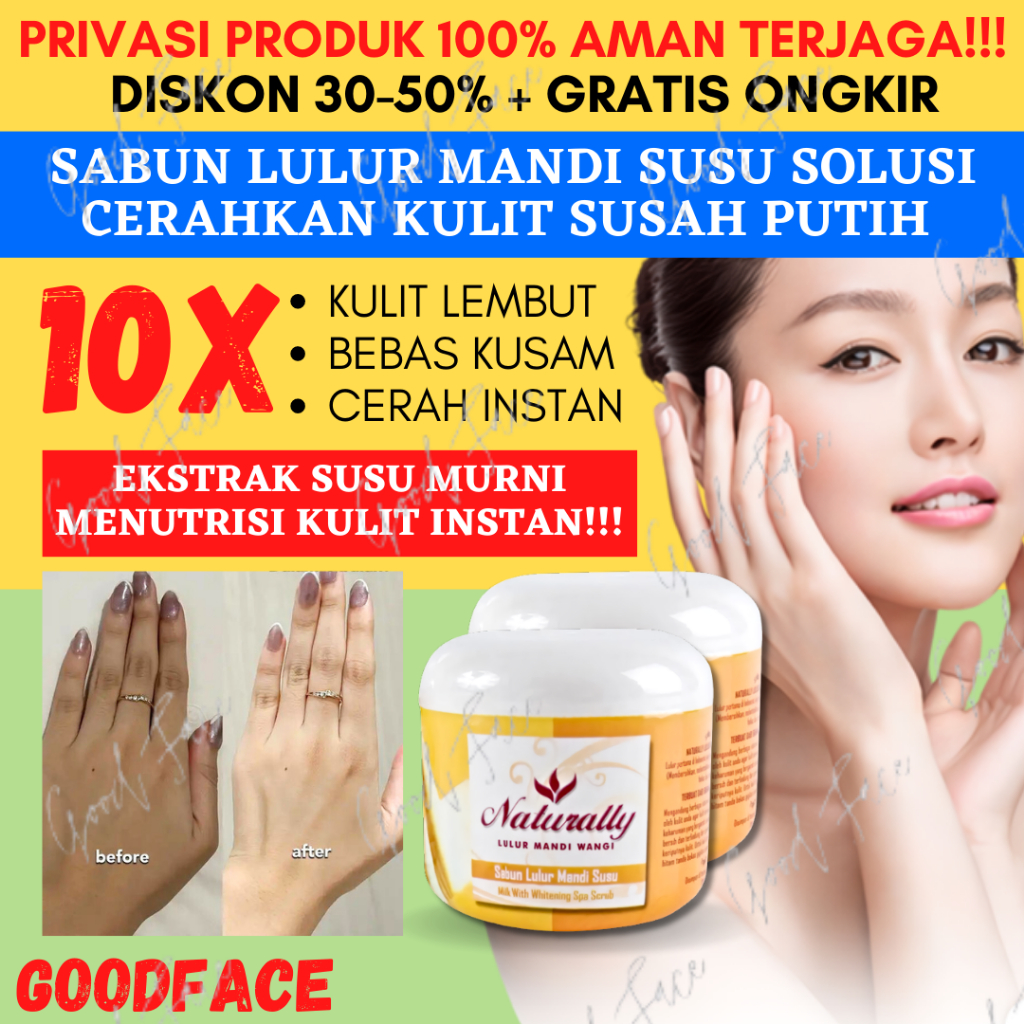 Naturally Sabun Lulur Mandi Susu