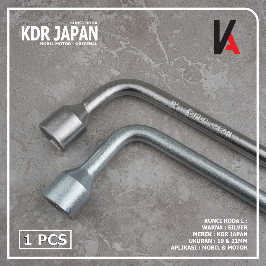 KUNCI RODA L HEX 19MM X 21MM KDR JAPAN PLUS CONGKELAN BAN MOBIL MOTOR