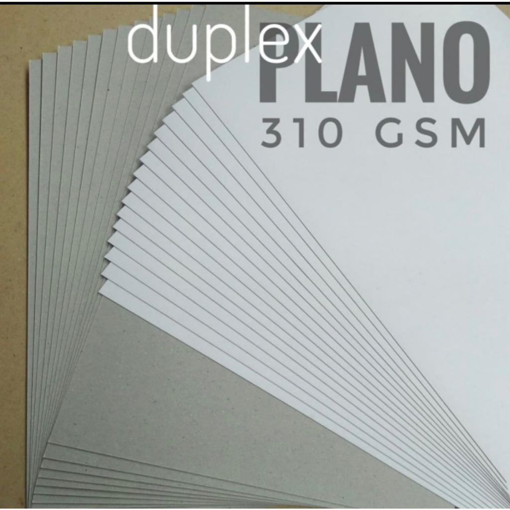 1 Rim Kertas Duplex Duplek 310 Gsm Ukuran Plano 79 Cm X 109 Cm
