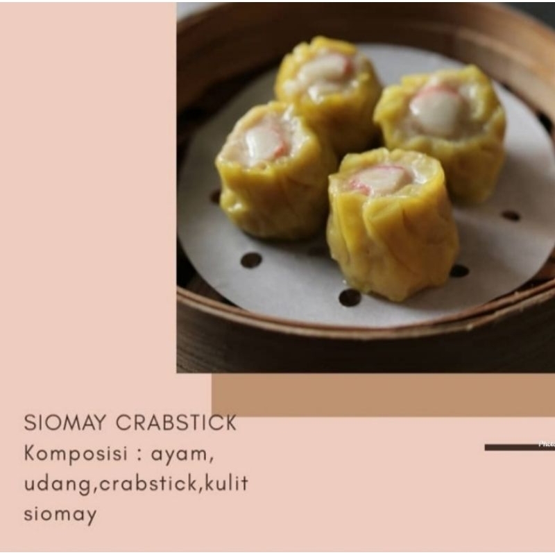 

DIMSUM SIOMAY CRAB STICK ISI 20PCS || FROZEN FOOD