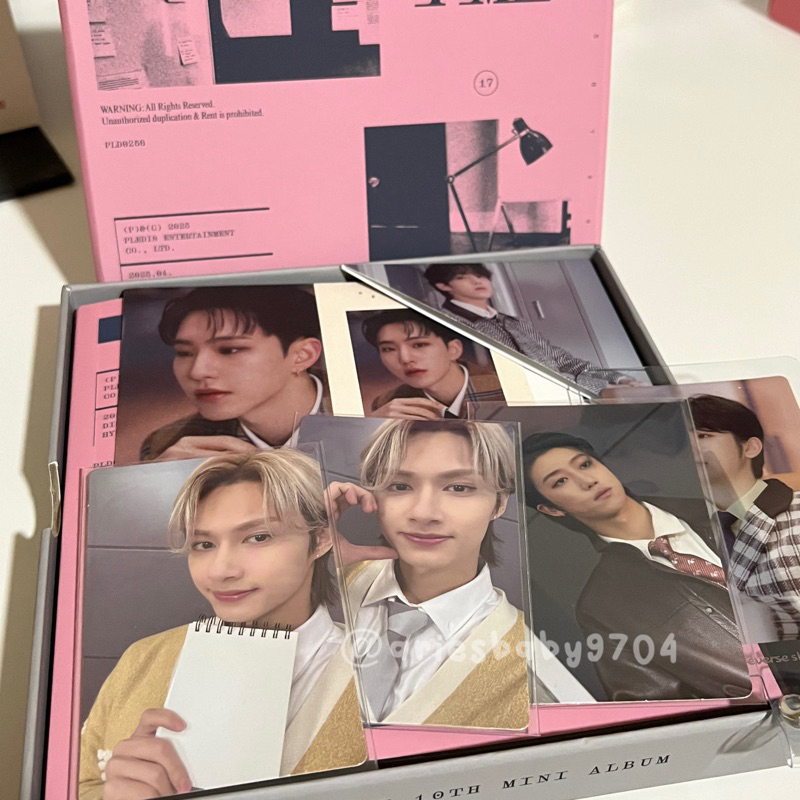 FML SEVENTEEN UNSEALED POB WEVERSE SCOUPS HOSHI THE8 JUN SET