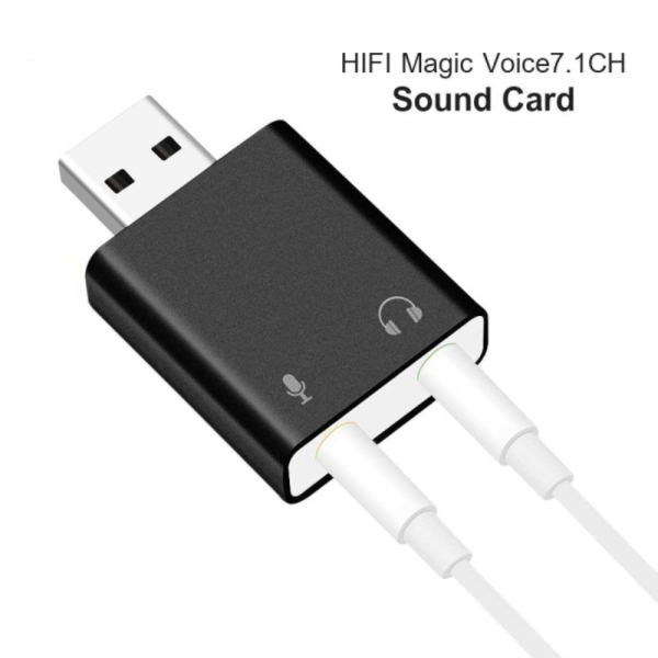 

Sound USB 7.1 Hitam - External Headphone Card Jual 3D Diskon Mic - 2 Soundcard USB Audio