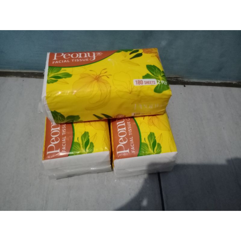 Peony Facial tissue