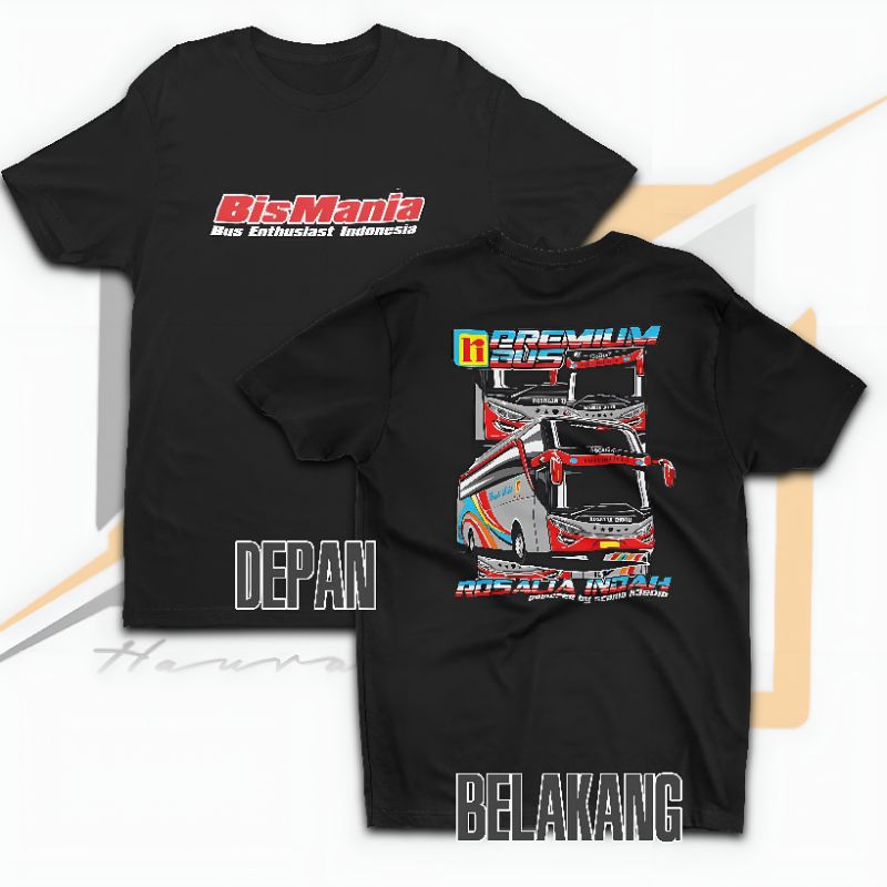 KAOS ANAK BISMANIA ROSALIA INDAH- BAJU ATASAN ANAK LAKI-LAKI GAMBAR BUS SJM TRANS