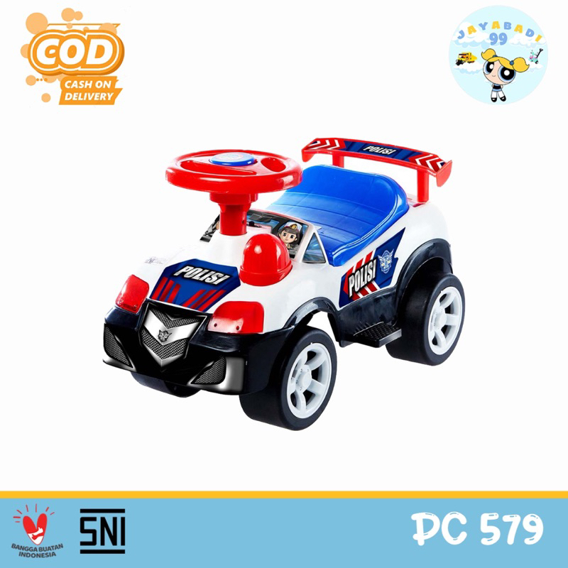 pc 579 mainan anak mobil polisi rine polisi mobil duduk polisi mobil tarik polisi