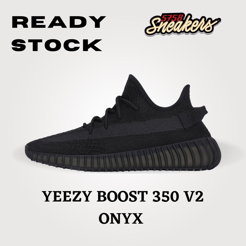Adidas Yeezy Boost 350 V2 Onyx Black 100% Original Authentic
