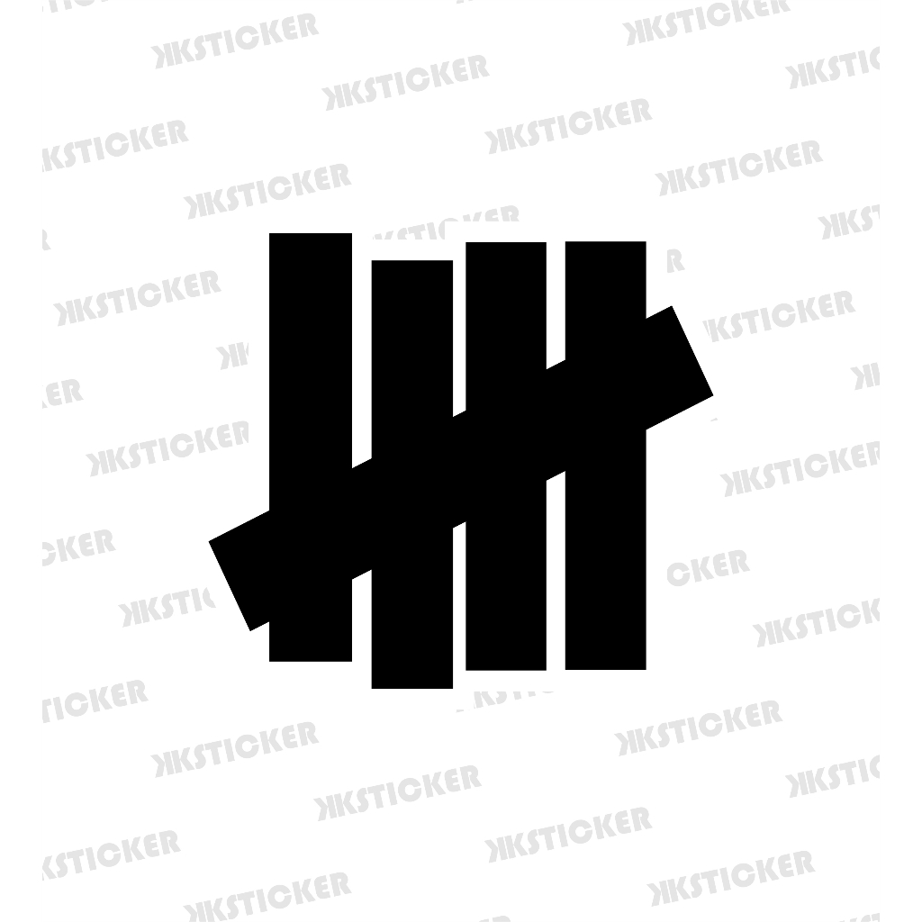 

Sticker Undefeated | Stiker Vinyl Anti air + Laminasi