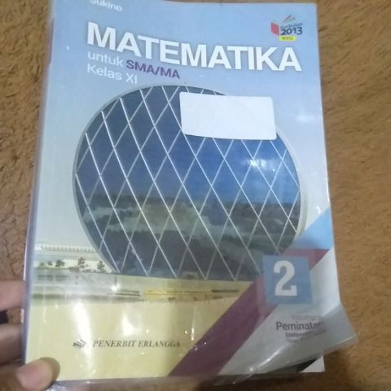 

buku matematika kelas 11/XI/2 SMA/ma Erlangga revisi peminatan by sukino