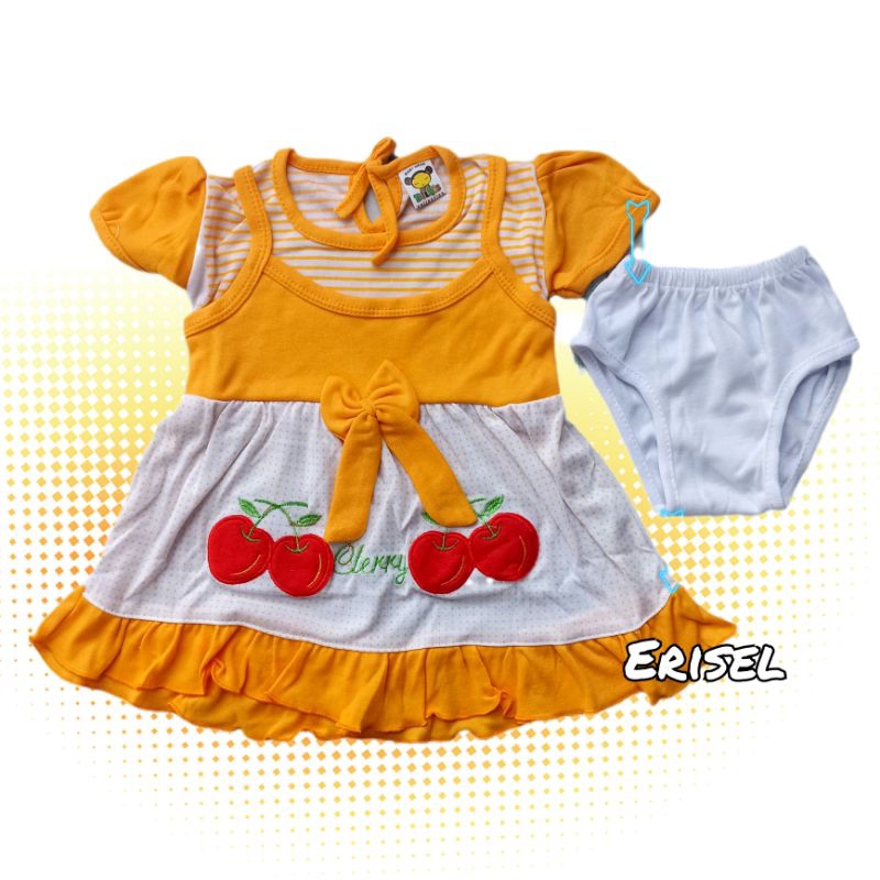 Dress Bayi Perempuan 2-36 Bulan Cantik