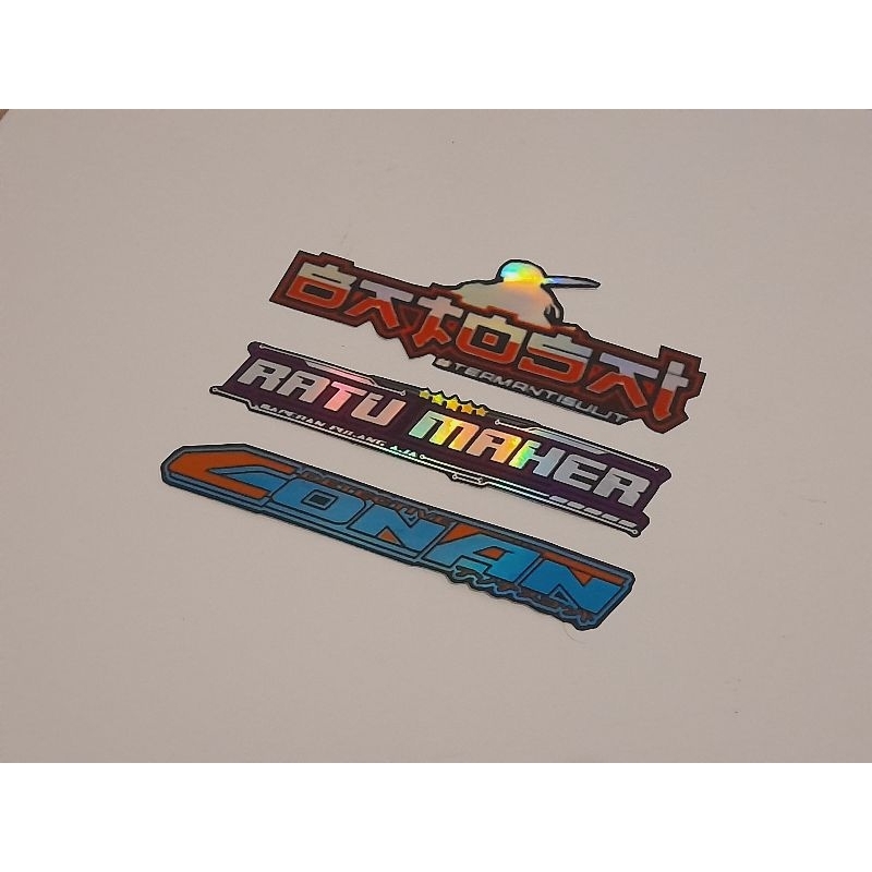 stiker bus ratu maher sjm trans ratu maher batosai detective conan