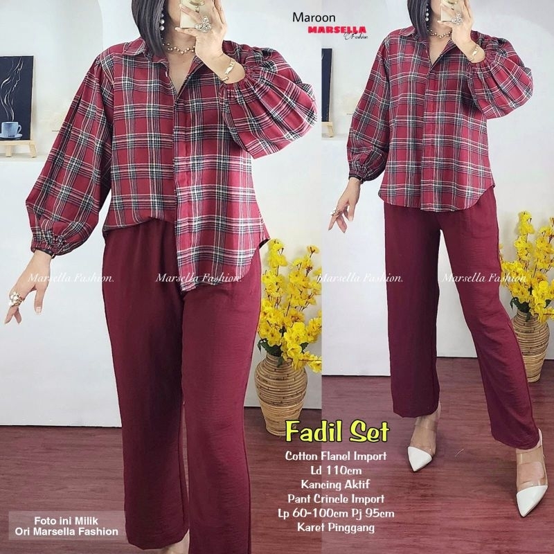 SETELAN WANITA FADIL SET BY MARSELA