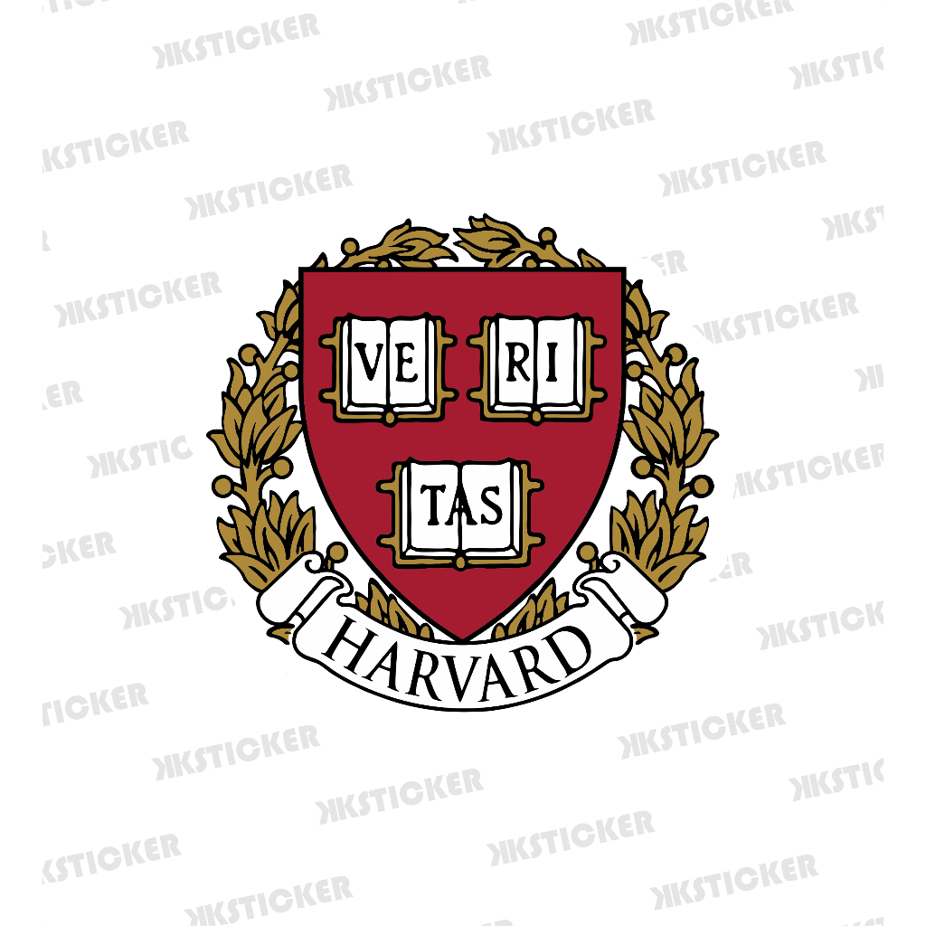

Sticker Harvard | Stiker Vinyl Anti air + Laminasi