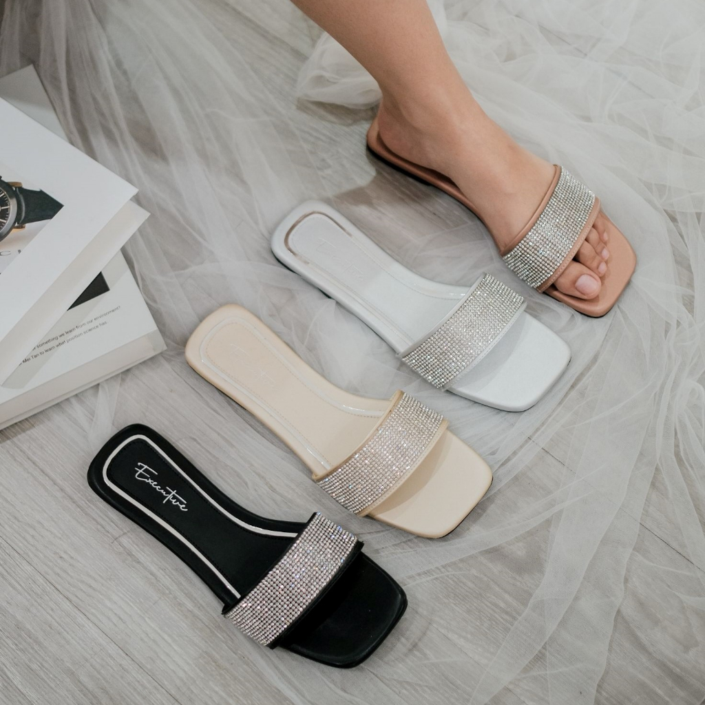 EXECUTIVE - Adaline Sandal flat Wanita