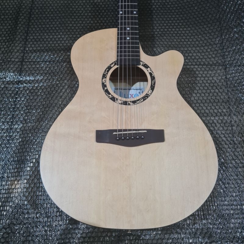 Gitar Akustik Merek dluxe Original Tipe DF-100 Senar string