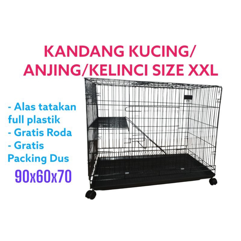 Kandang Kucing/Anjing/kelinci  90x60x70