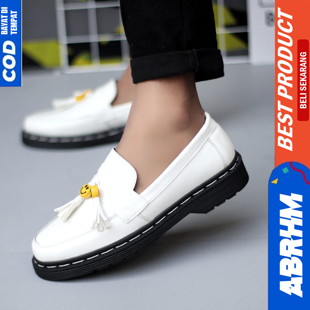 ABRHM Sepatu Loafers Penny Docmart Casual Kerja Pria