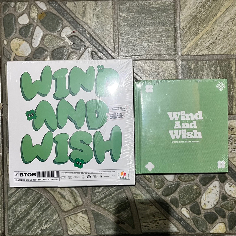 READY STOCK BTOB - 12th Mini Album WIND AND WISH VER PHOTOBOOK SEALED