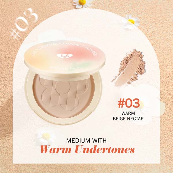 BNB barenbliss Korean Bloomatte Fine to Refine Compact Powder「24H oil control」Bedak Padat | Cerianti