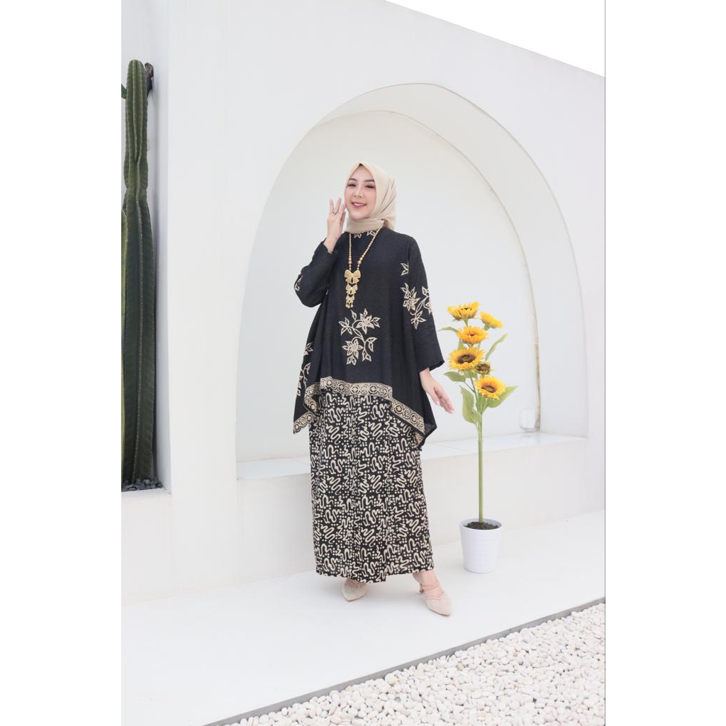 Baju Kondangan Wanita Kekinian | Set Kondangan Wanita | Setelan Batik Wanita Kondangan | Setelan Rok